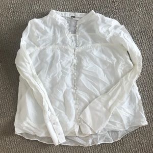 Free people ivory button up - Size S - NWT